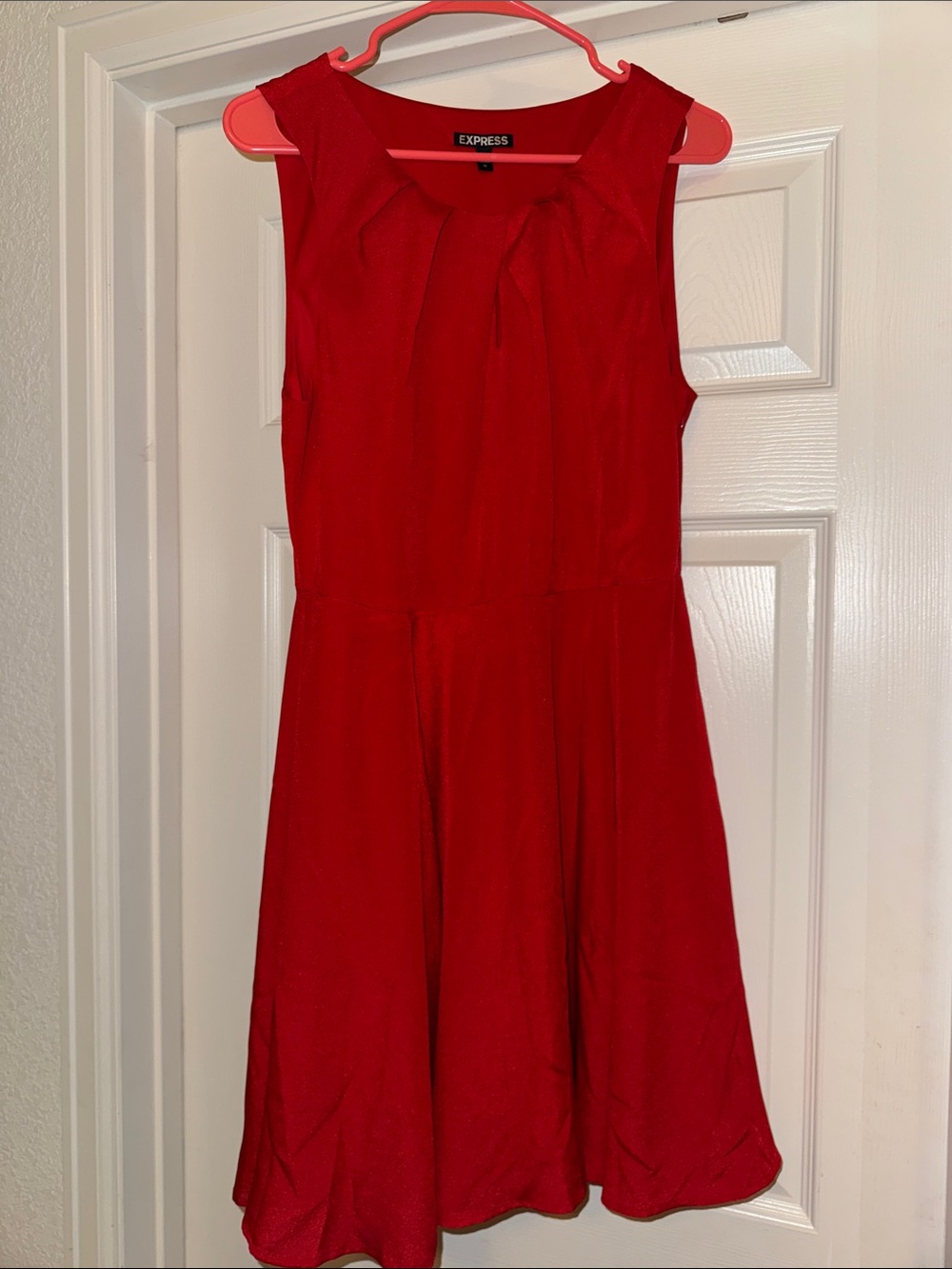 Red Sleeveless Dress